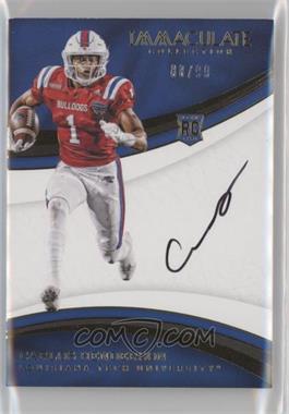 2017 Panini Immaculate Collection Collegiate - [Base] #105 - Rookie Autographs - Carlos Henderson /99