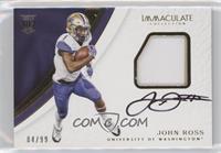 Rookie Patch Autographs - John Ross III #/99