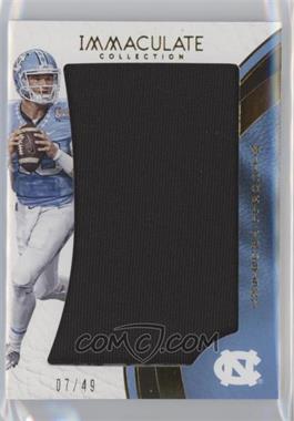 2017 Panini Immaculate Collection Collegiate - Immaculate Jumbos Relics #5 - Mitchell Trubisky /49