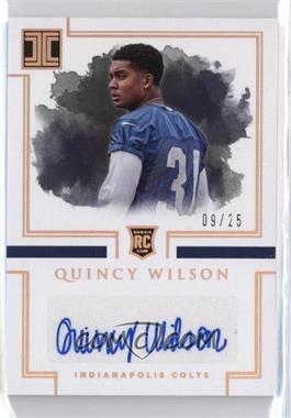 2017 Panini Impeccable - [Base] - Gold #159 - Rookie Autographs - Quincy Wilson /25