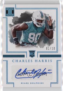 2017 Panini Impeccable - [Base] - Platinum #150 - Rookie Autographs - Charles Harris /10