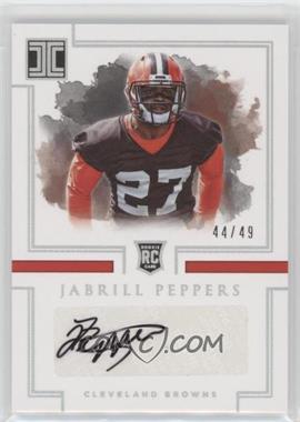 2017 Panini Impeccable - [Base] - Silver #144 - Rookie Autographs - Jabrill Peppers /49