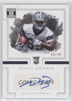 Rookie Autographs - Noah Brown #/49