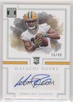 Rookie Autographs - Malachi Dupre #/49