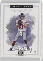 Eli Manning #/25