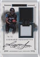 Elegance Rookie Helmet and Patch Autos - Leonard Fournette #/75