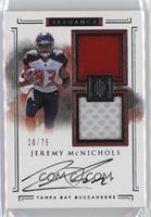 Elegance Rookie Helmet and Patch Autos - Jeremy McNichols #/75