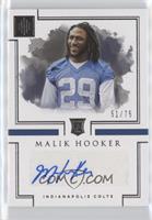 Rookie Autographs - Malik Hooker #/75