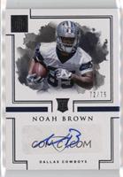 Rookie Autographs - Noah Brown #/75