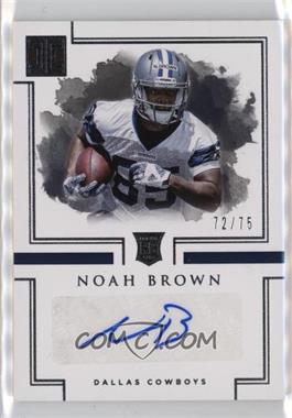 2017 Panini Impeccable - [Base] #149 - Rookie Autographs - Noah Brown /75