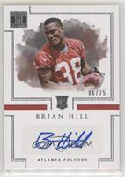 Rookie Autographs - Brian Hill #/75