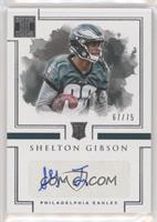 Rookie Autographs - Shelton Gibson #/75