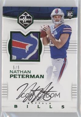 2017 Panini Limited - [Base] - Spotlight Emerald #134 - Rookie Patch Autographs - Nathan Peterman /5