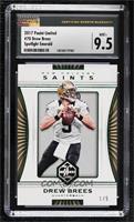 Drew Brees [CSG 9.5 Mint Plus] #/5