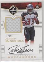 Rookie Patch Autographs - Jeremy McNichols #/50