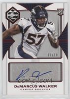 Rookie Autographs - DeMarcus Walker #/10