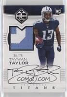 Rookie Patch Autographs - Taywan Taylor #/75