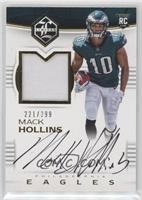 Rookie Patch Autographs - Mack Hollins #/299