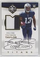 Rookie Patch Autographs - Taywan Taylor #/299