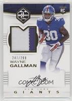 Rookie Patch Autographs - Wayne Gallman #/299