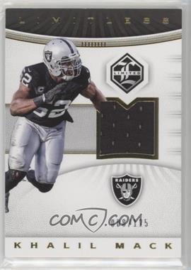 2017 Panini Limited - Limitless Materials #LM-KM - Khalil Mack /125