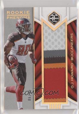 2017 Panini Limited - Rookie Phenoms Jerseys - Spotlight Gold #RPJ-OJ - O.J. Howard /25