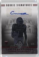 Majestic Rookie Signatures - Carlos Henderson #/5