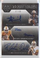 Alvin Kamara, Josh Malone, R. Joshua Dobbs #/99