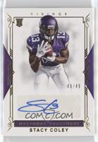 Rookie Signatures - Stacy Coley #/49