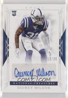 Rookie Signatures - Quincy Wilson #/25