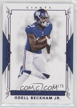 2017 Panini National Treasures - [Base] - Purple #78 - Odell Beckham Jr. /75