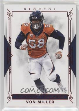 2017 Panini National Treasures - [Base] - Red Jersey Number #97 - Von Miller /58