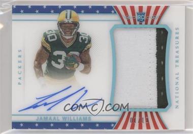 2017 Panini National Treasures - [Base] - Stars and Stripes #184 - Rookie Patch Autograph - Jamaal Williams /13 [Noted]