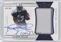 Rookie Patch Autograph - Taywan Taylor #/99