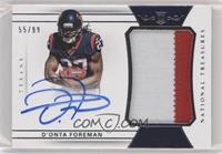 Rookie Patch Autograph - D'Onta Foreman [EX to NM] #/99