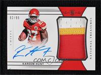 Rookie Patch Autograph - Kareem Hunt #/99