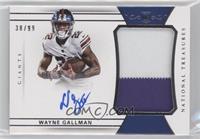 Rookie Patch Autograph - Wayne Gallman #/99