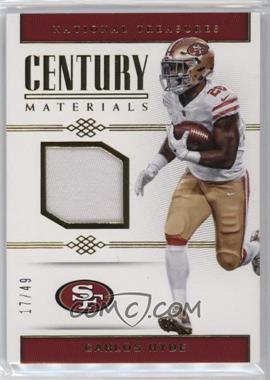 2017 Panini National Treasures - Century Materials - Prime #2 - Carlos Hyde /49