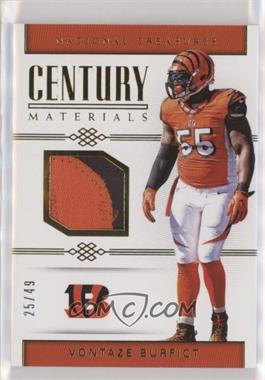 2017 Panini National Treasures - Century Materials - Prime #98 - Vontaze Burfict /49