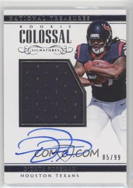 2017 Panini National Treasures - Rookie Colossal Signatures #RCS-DF - D'Onta Foreman /99