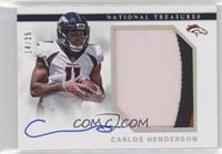 Carlos Henderson #/25