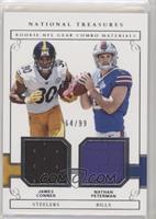 James Conner, Nathan Peterman #/99