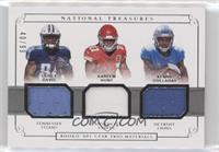 Corey Davis, Kareem Hunt, Kenny Golladay #/99