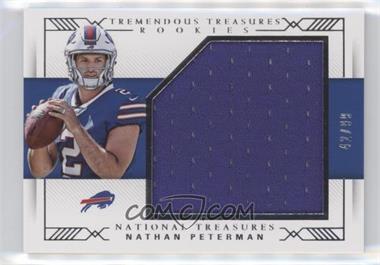 2017 Panini National Treasures - Tremendous Treasures Rookies #3 - Nathan Peterman /99