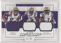 Travin Dural, Malachi Dupre, Leonard Fournette #/99