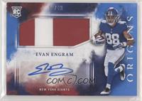 Rookie Jumbo Patch Autographs - Evan Engram #/49