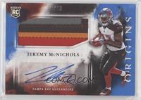 Rookie Jumbo Patch Autographs - Jeremy McNichols #/49