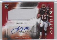 Rookie Jumbo Patch Autographs - John Ross III #/99