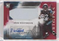 Rookie Jumbo Patch Autographs - Dede Westbrook #/99