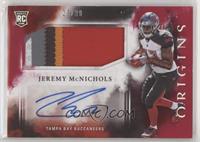 Rookie Jumbo Patch Autographs - Jeremy McNichols #/99